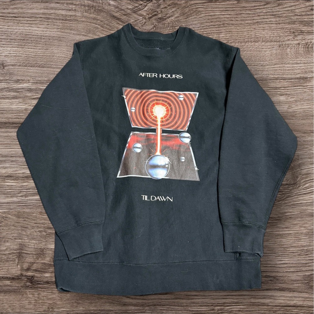 The Weeknd XO Hurry up Tomorrow‎ After Hours til Dawn Tour Merch Crewneck L/XL
